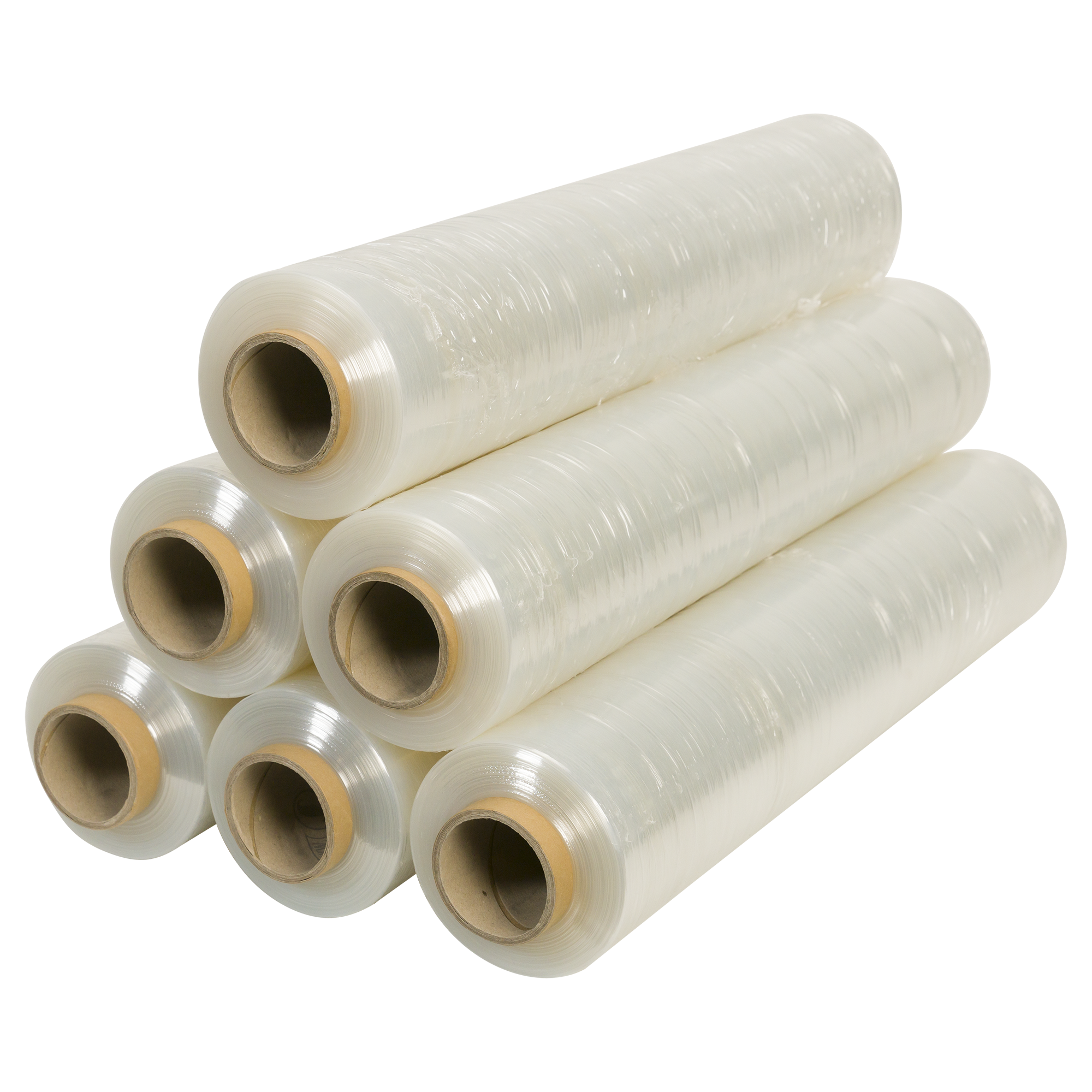 De stretchfolie is een extreem rekbare LDPE-wikkelfolie. Hierdoor is het uitermate geschikt voor het verpakken van pallets en stukgoed. Leverbaar in de kleuren transparant, wit en zwart.