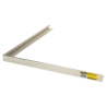 Pandser Buitenhoek standaard daktrim 35 x 35 mm