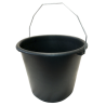 Gripline-X 5 Seau noir, anse bouton, graduation