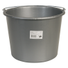 Gripline-L 12 Seau gris, anse bouton, graduation