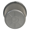 Gripline-L 12 Seau gris, anse bouton, graduation