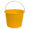 Gripline-L 12 Seau jaune, anse bouton, graduation