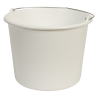 Gripline-L 12 Seau blanc, anse bouton, graduation