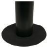 Pandser EPDM Onderuitloop Ø 125 x 300 mm 90°