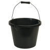 Gripline-X 14 Seau noir, anse crochet, graduation, bec