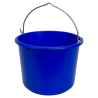 Gripline-X 12 Seau bleu, anse crochet, graduation, fort