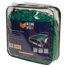 Konvox Aanhangwnet met hoeklus en elastiek 2,5x4m Groen