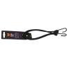 Konvox Spanner met spinhaak 25cm 6mm koord zwart, set à 2 st