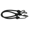 Konvox Tendeur 2 crochet araignées 40cm cordon 8mm noir,2 pc