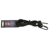 Konvox Spanner met 2 spinhk 80cm 8mm koord zwart, set à 2 st