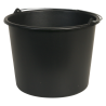 Gripline-D 12 Emmer zwart, knopbeugel, L-scala
