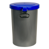 Gripline-A Afvalcontainer 55 grijs blauw deksel