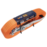 Konvox Spanband 50mm ratel/haak HD 9m 5000daN Oranje