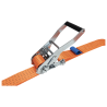 Konvox Spanband 50mm ratel/haak HD 9m 5000daN Oranje