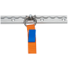 Konvox Moduload L 25 mm lashing strap with cam buckle 0.75 m 175daN orange