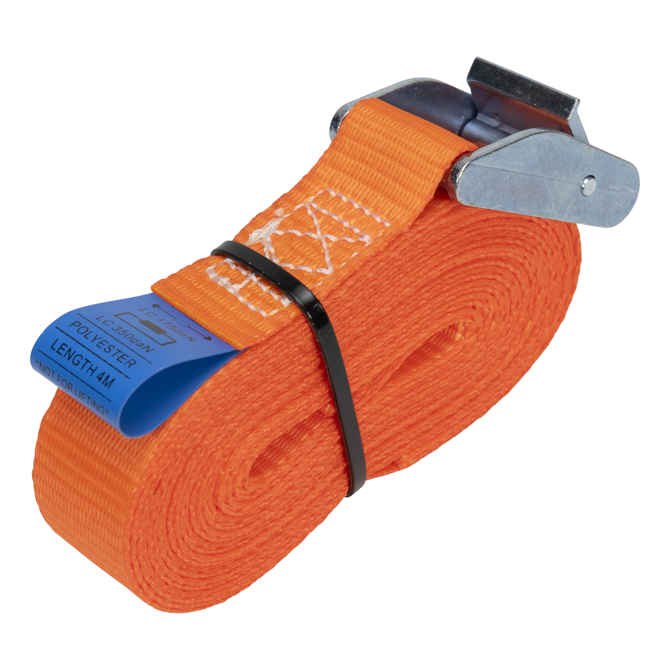 Konvox Spanband 25mm klemgesp HD 4m 350daN Oranje