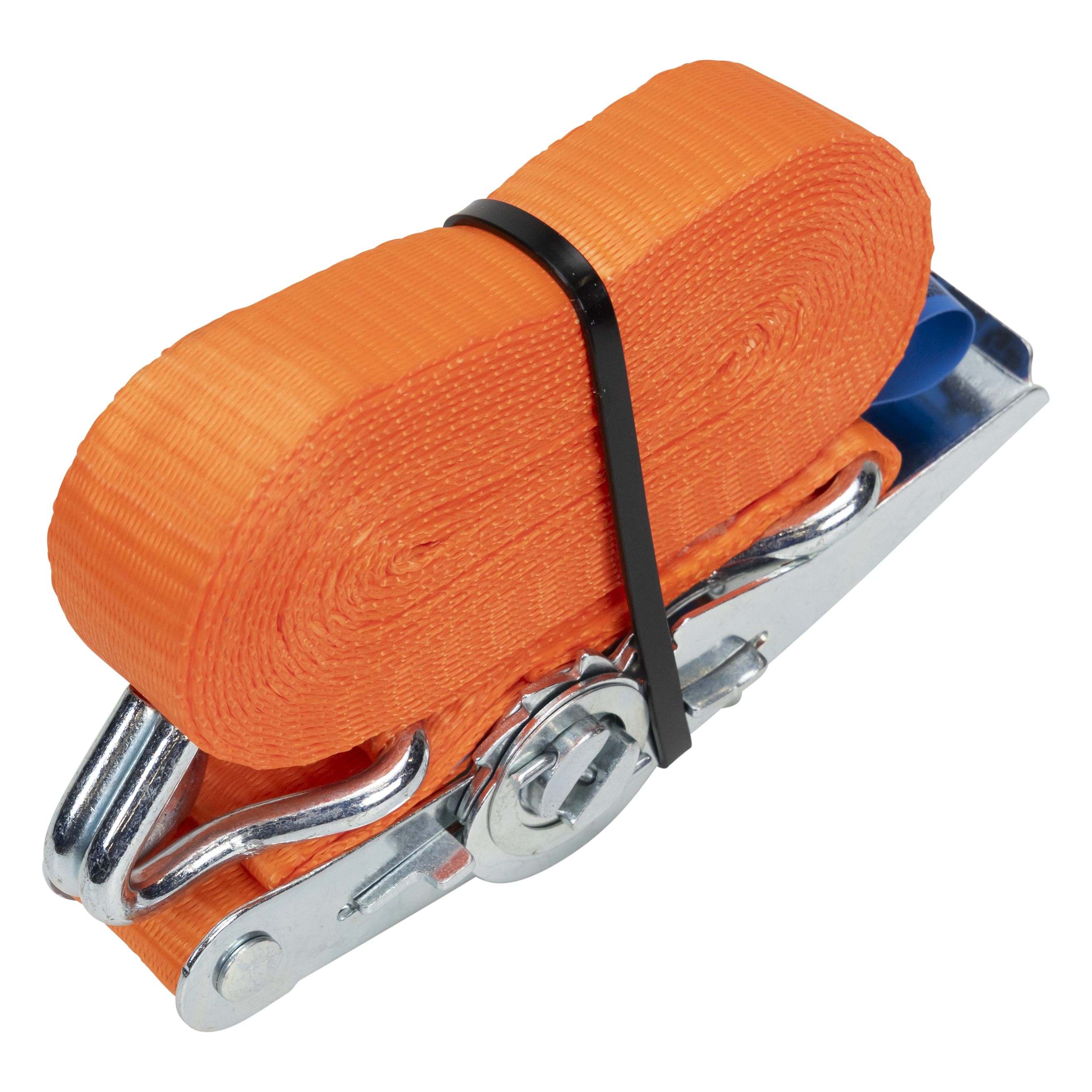 Konvox Spanband 25mm ratel/haak CD 5m 800daN Oranje