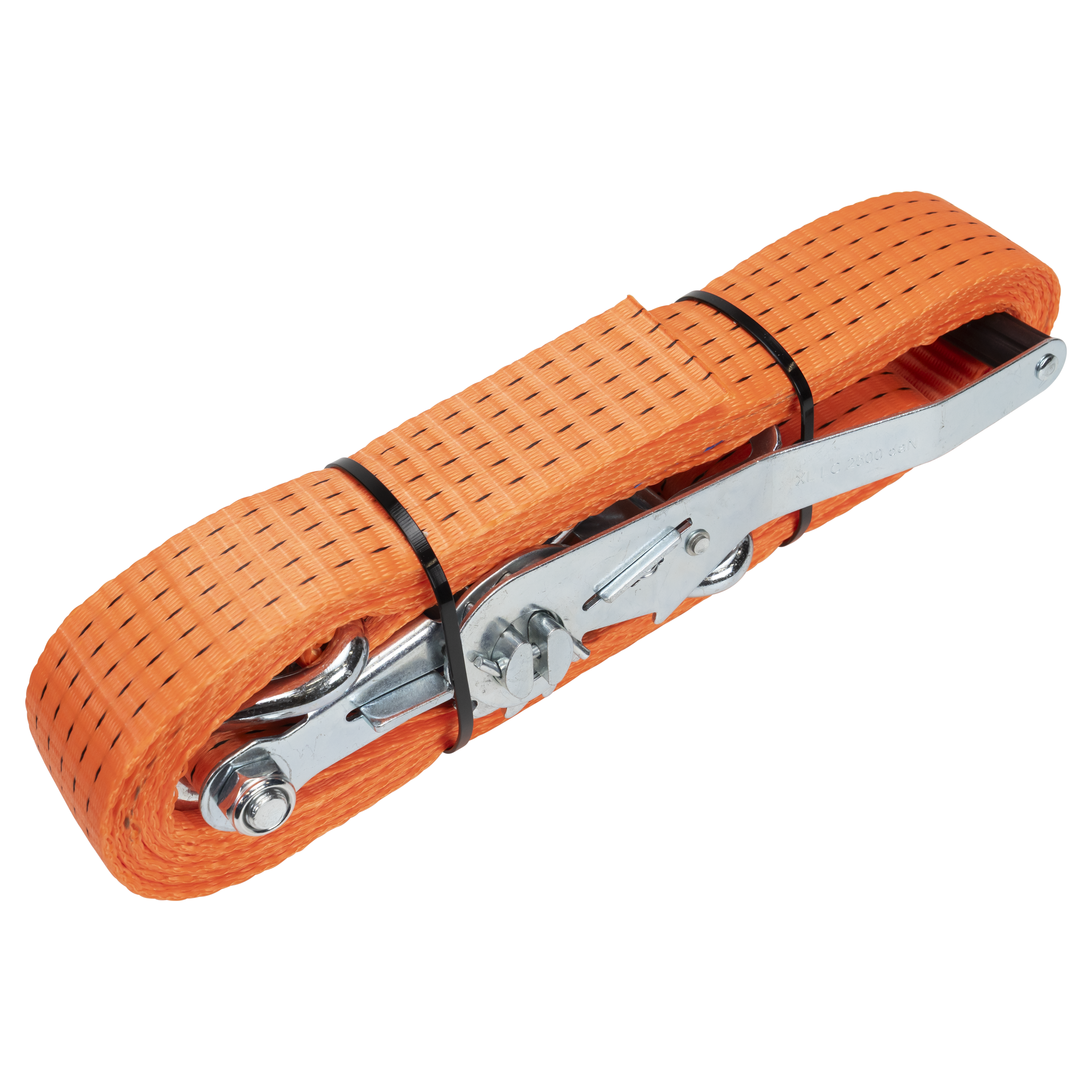Konvox Spanband 50mm ratel/haak HD 5m 5000daN Oranje