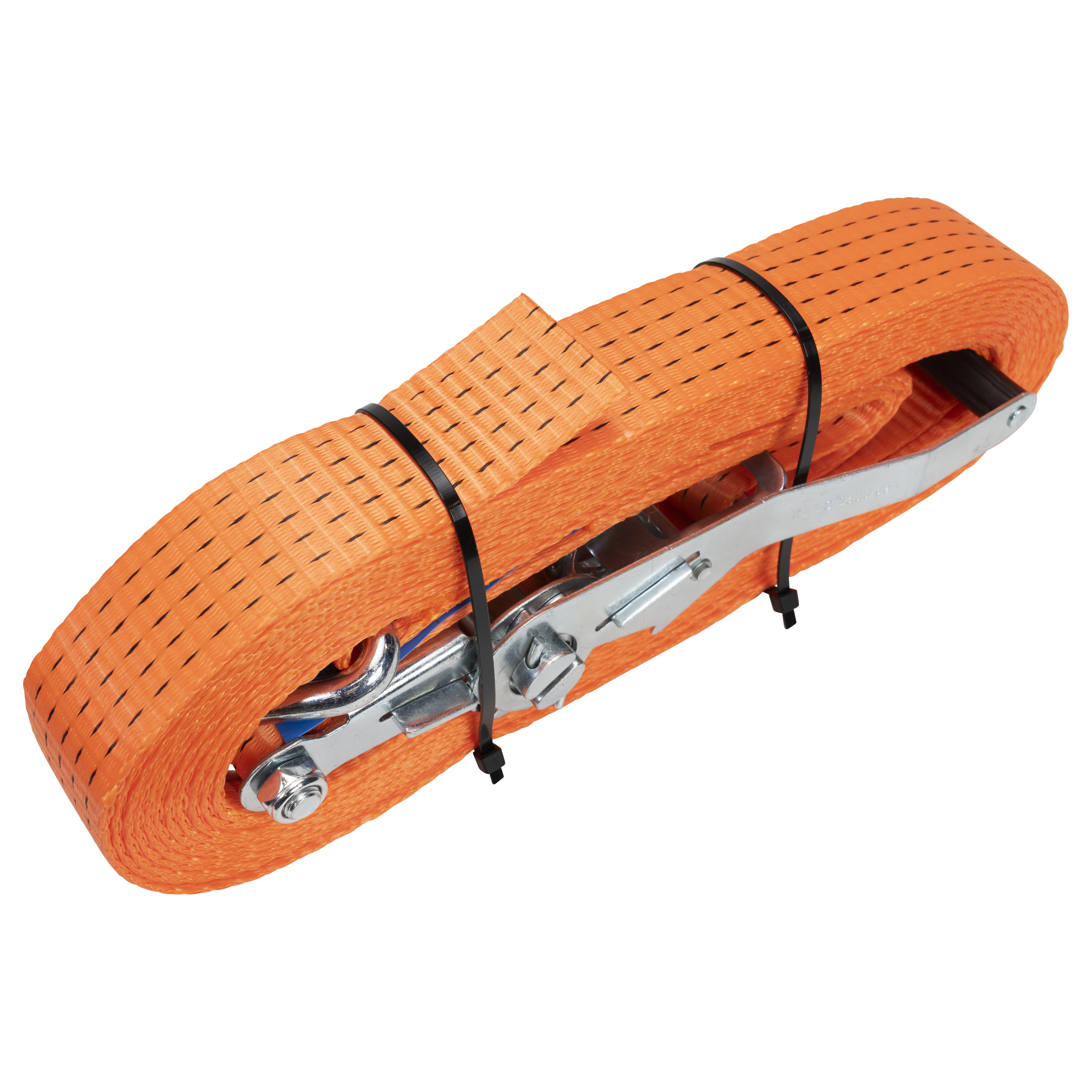 Konvox Spanband 50mm ratel/haak HD 9m 5000daN Oranje
